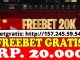 Freebet Gratis Rp 20 Ribu Tanpa Deposit Dari PASTI138