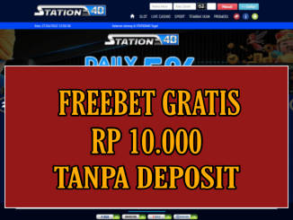 STATIO4D FREEBET GRATIS RP 10.000 TANPA DEPOSIT